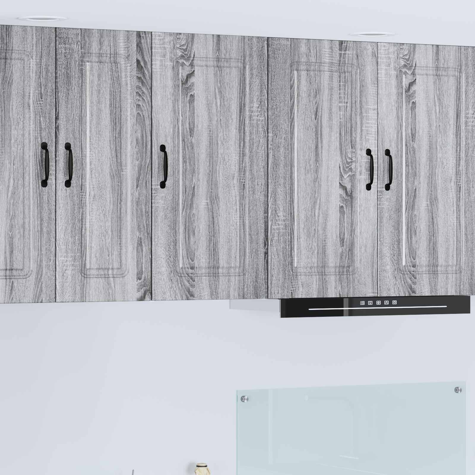 Painel de lava-louça kalmar cinza sonoma 40 x 31 x 80 cm