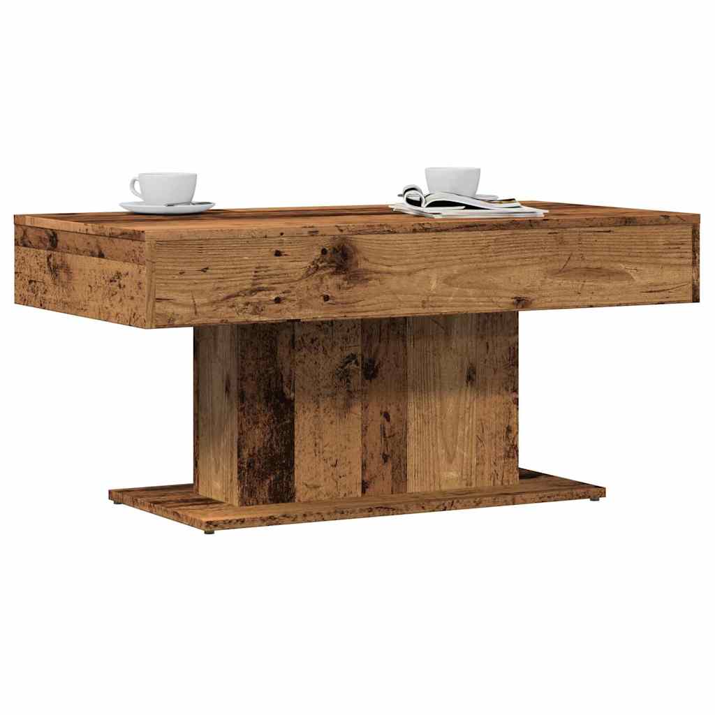 Mesa de centro, madeira engenheirada, 96x50x45 cm