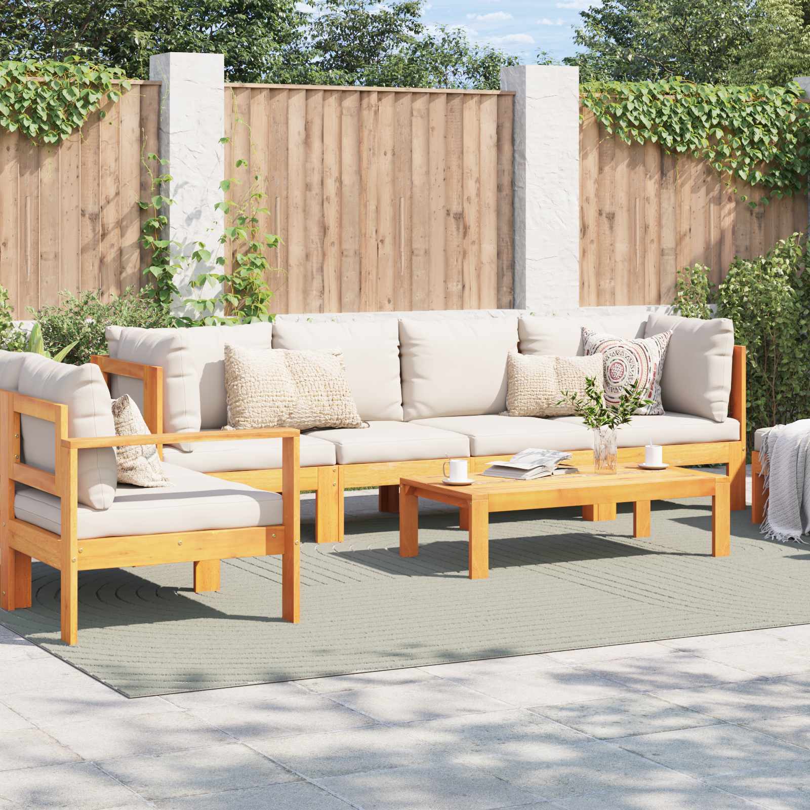Tapetes de área retangular palmeras verde 200 x 280 cm