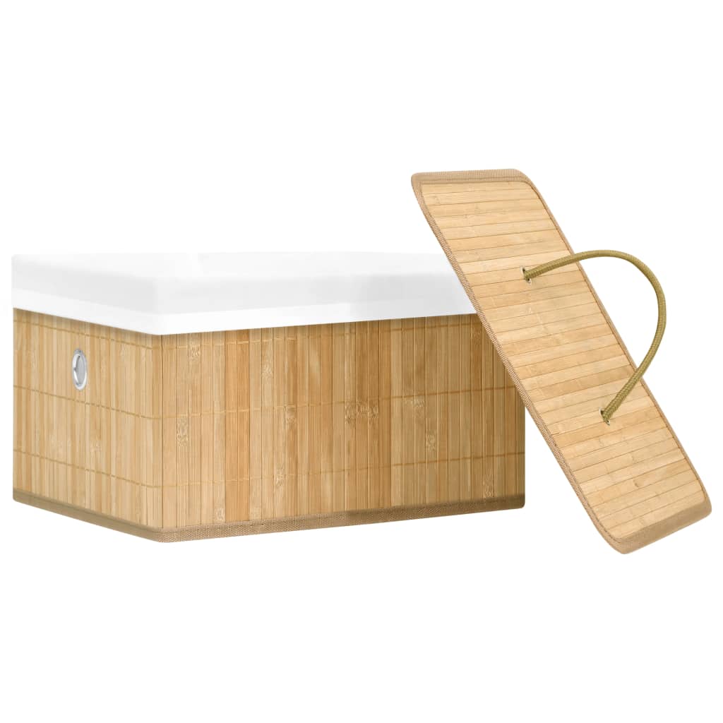 Caixas de arrumação 4 pcs bambu