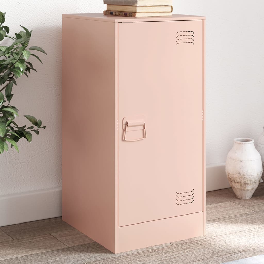 Aparador 34,5x39x73 cm aço rosa