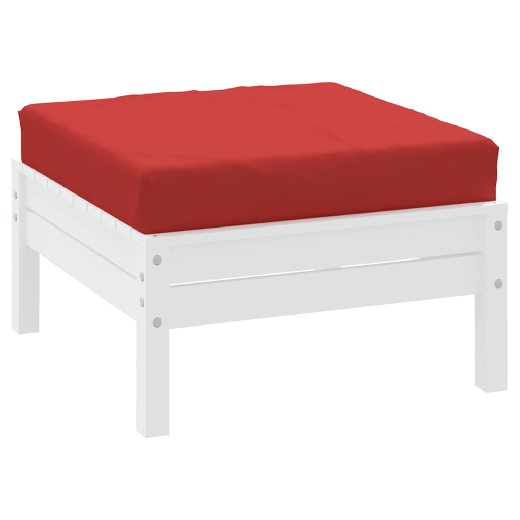 Almofadão p/ paletes tecido oxford vermelho