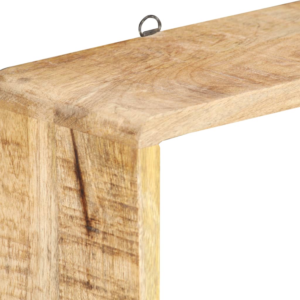 3 Pcs conjunto de prateleiras de parede cubos mangueira maciça