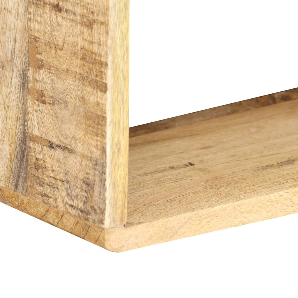 3 Pcs conjunto de prateleiras de parede cubos mangueira maciça