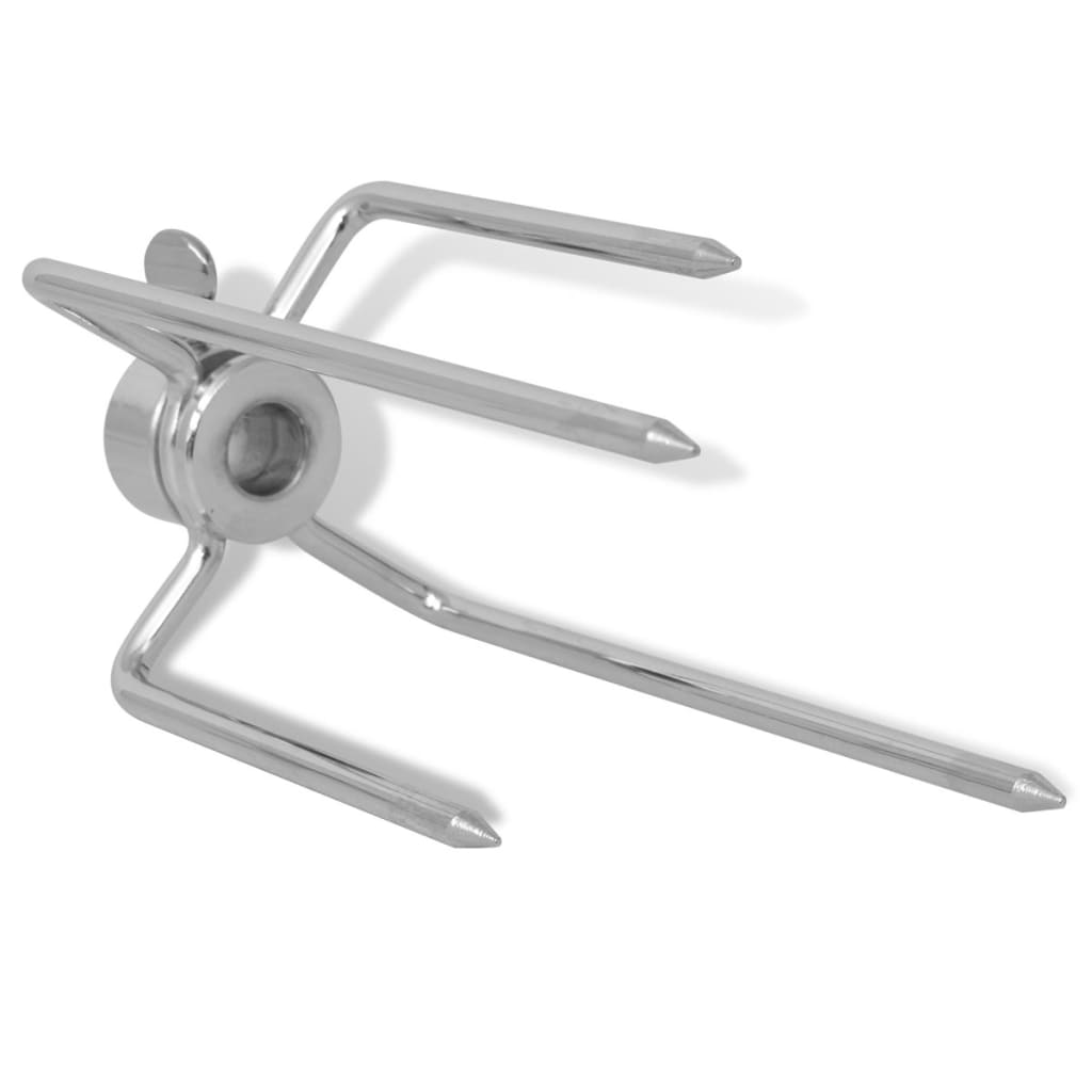 Espetos de churrasqueira bbq 2 pcs aço