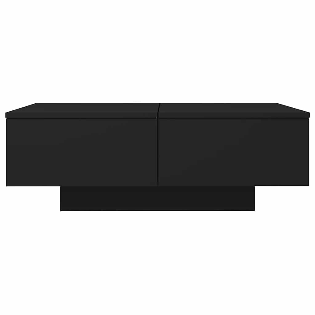 Mesa de centro 90x60x31 cm contraplacado preto