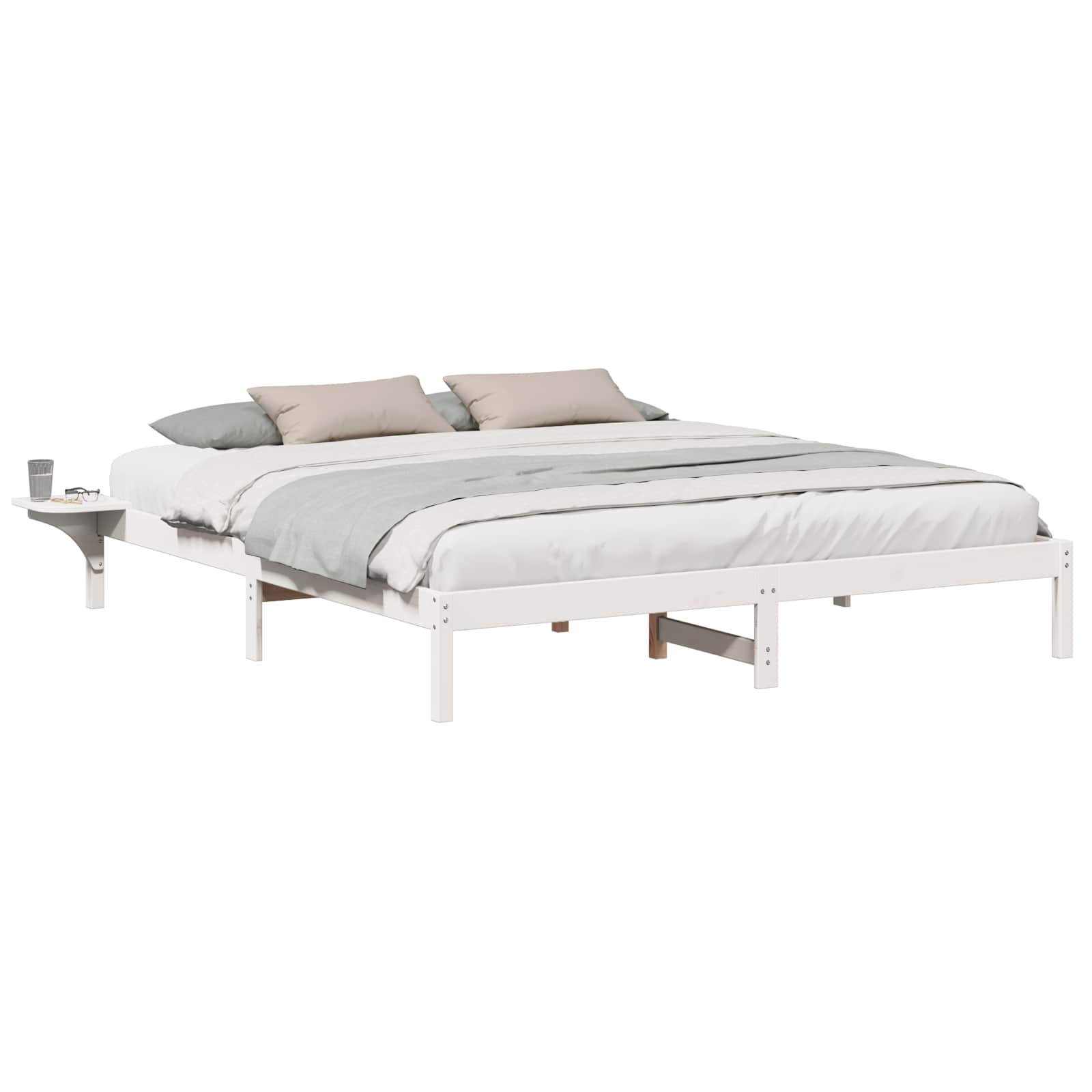 Estrutura da cama branco 180 x 200 cm