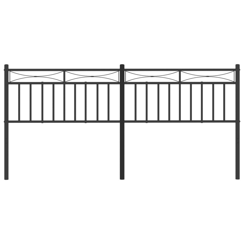Cabeceira de substituição 193 cm metal preto