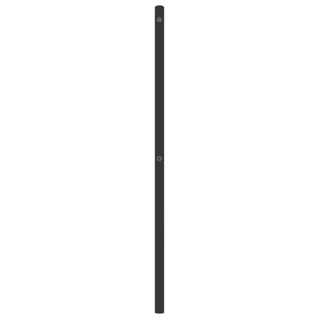 Cabeceira de substituição 193 cm metal preto