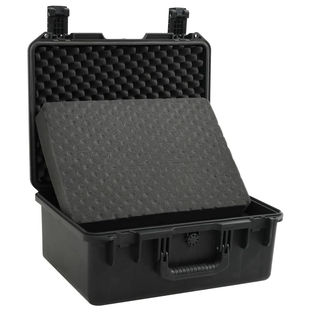 Mala de viagem portátil 49x38x23 cm PP preto