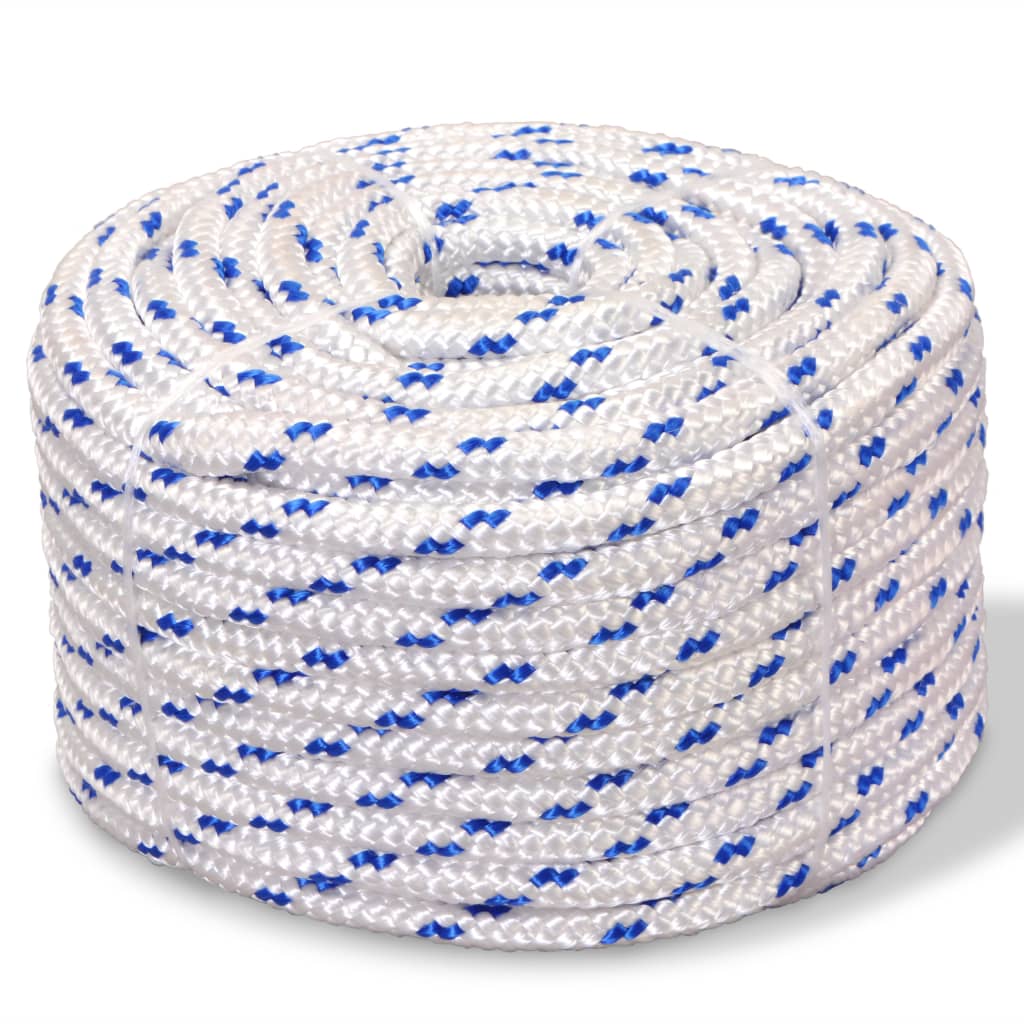 Corda náutica em polipropileno 12 mm 250 m branco