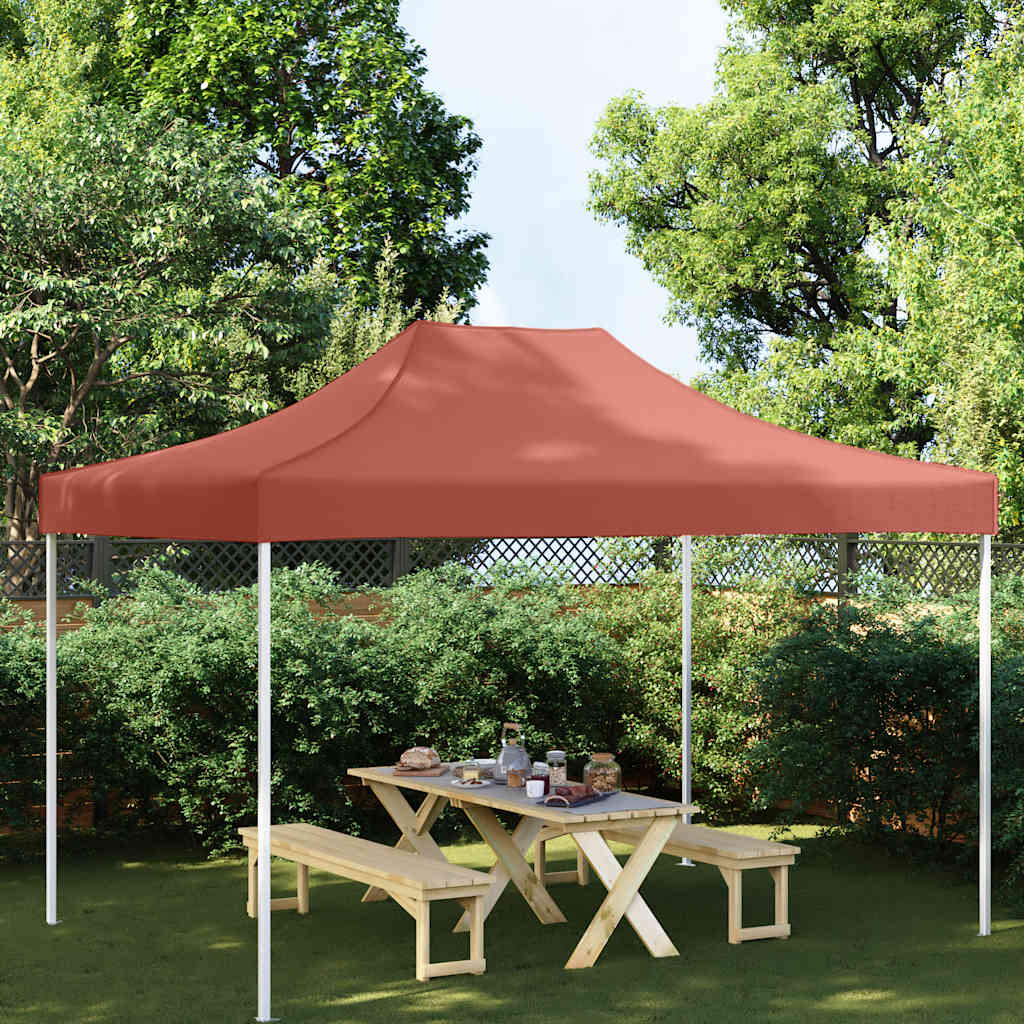 Teto para tenda de festas 4x3 m 270 g/m² terracota