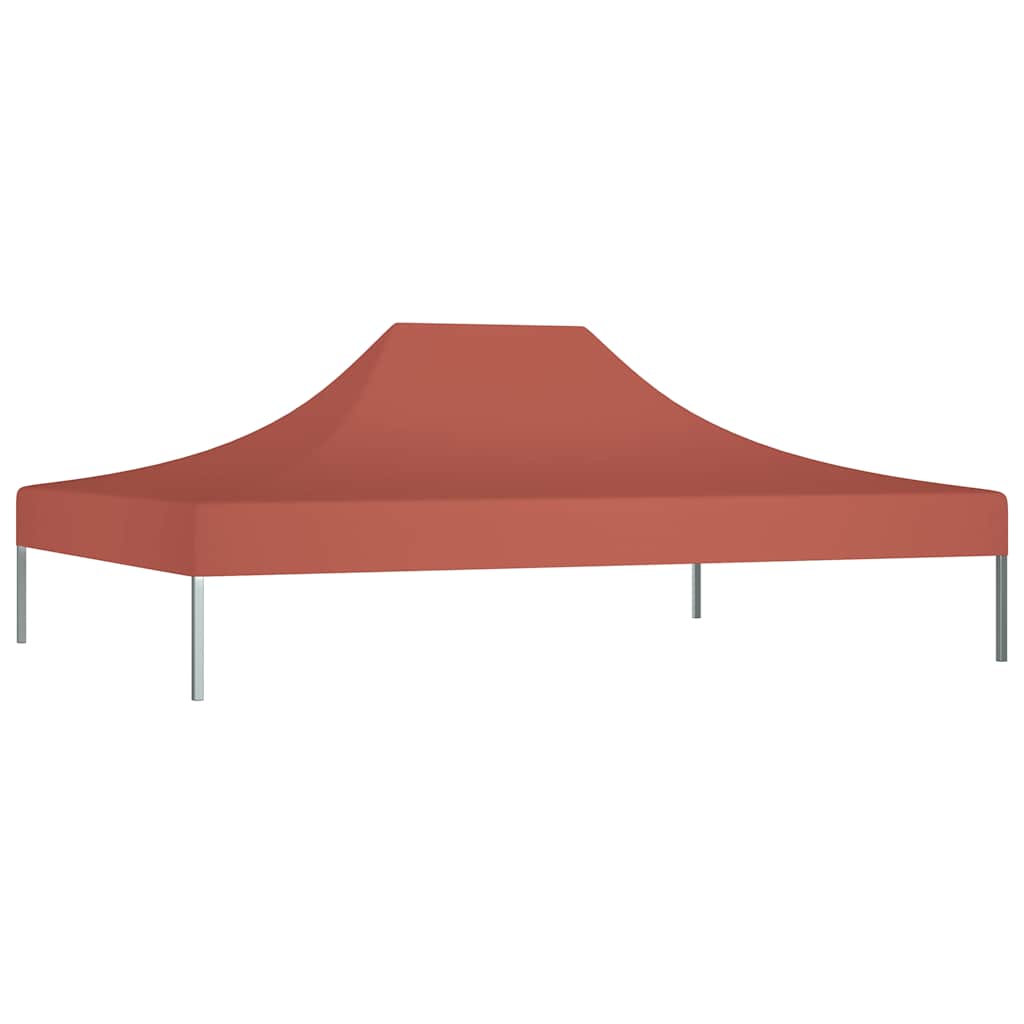 Teto para tenda de festas 4x3 m 270 g/m² terracota