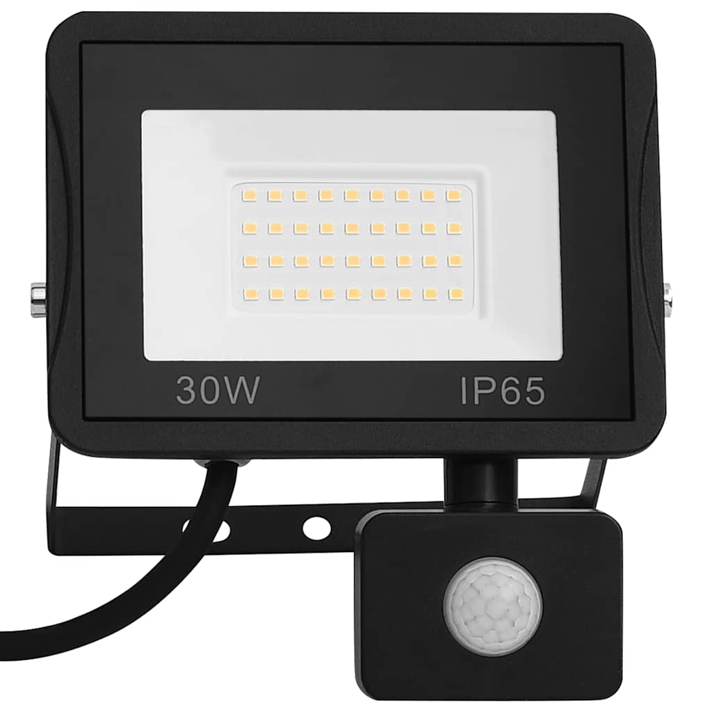 Projetor c/ iluminação LED e sensor 30 w branco frio
