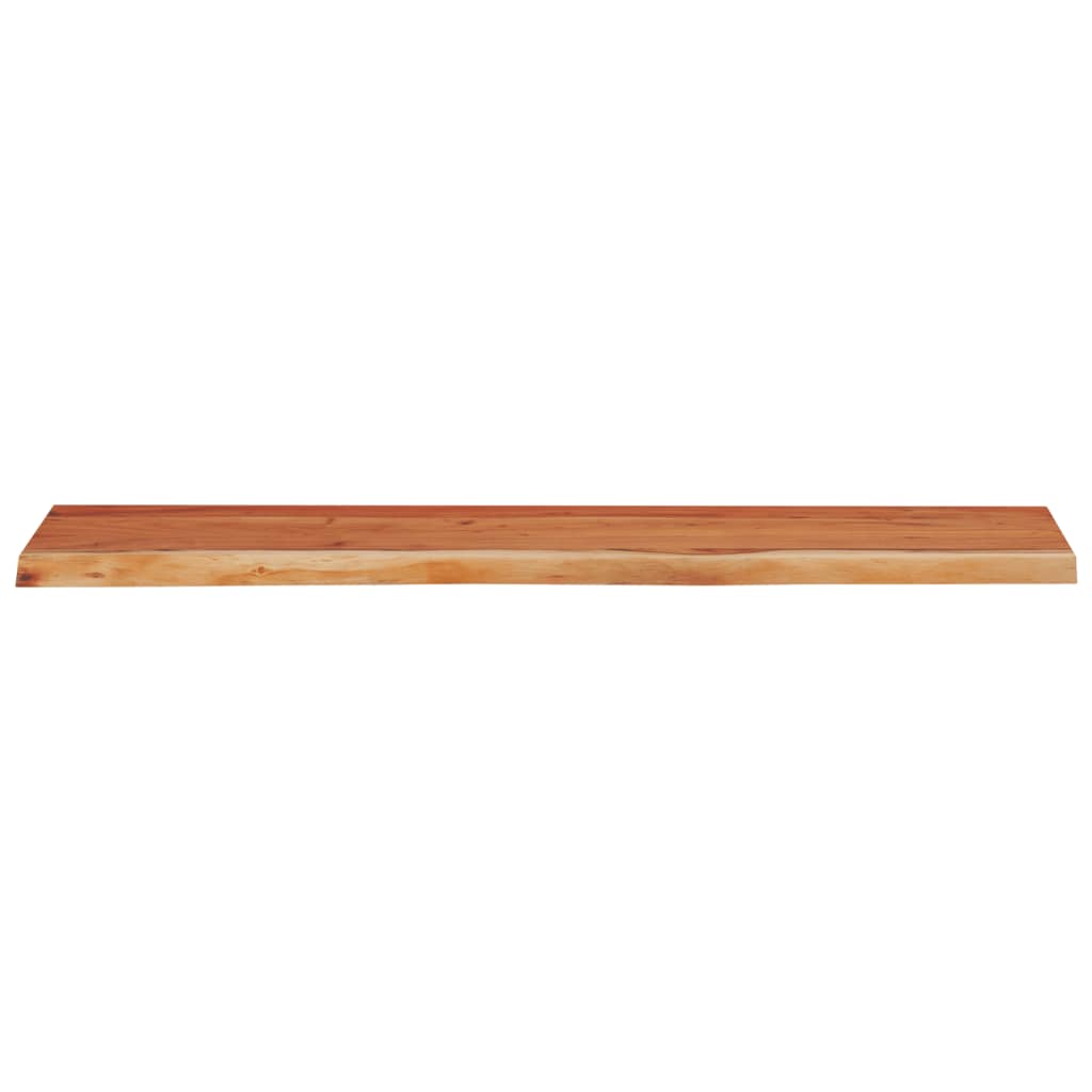 Prateleira de parede retangular 110x30x2,5 cm acácia maciça