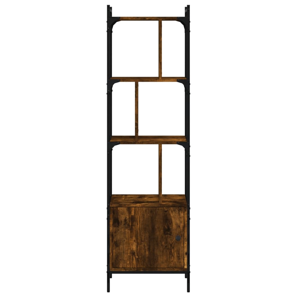 Estante c/ porta 44,5x30x154,5cm deriv. madeira carvalho fumado