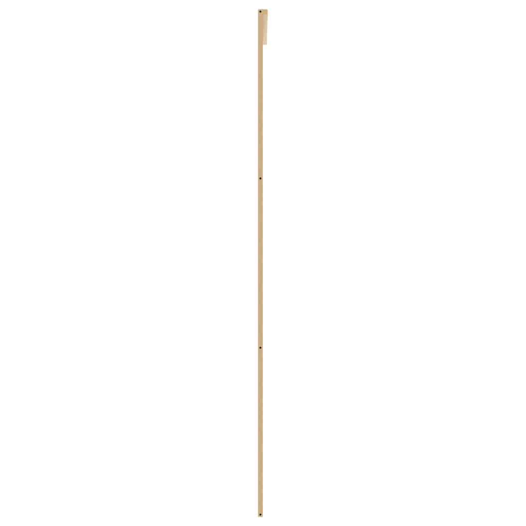 Porta deslizante 102,5x205 cm vidro esg fosco/alumínio dourado