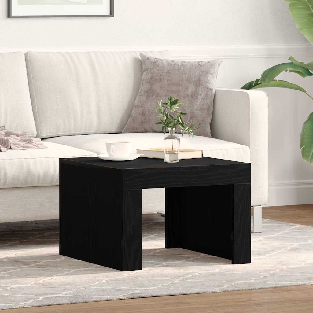 Mesa de centro carvalho preto 50 x 50 x 35 cm