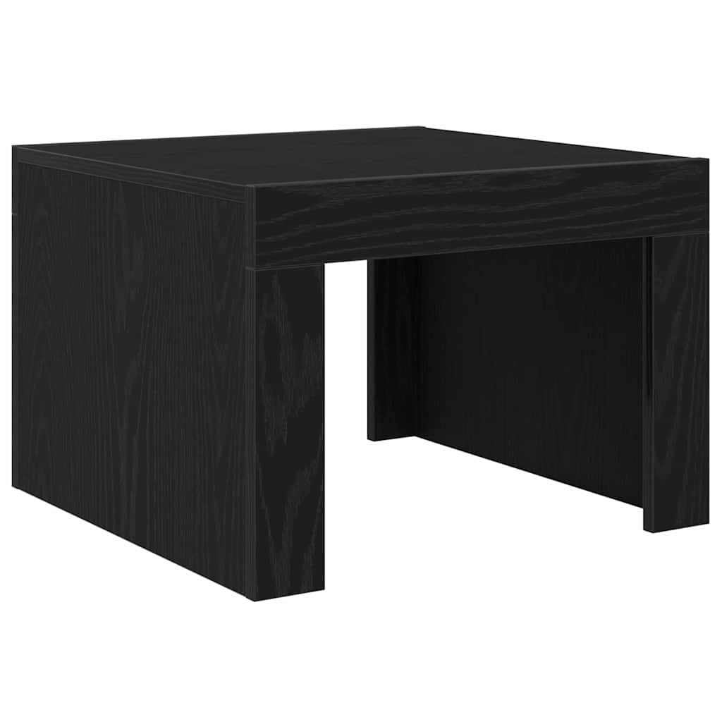 Mesa de centro carvalho preto 50 x 50 x 35 cm