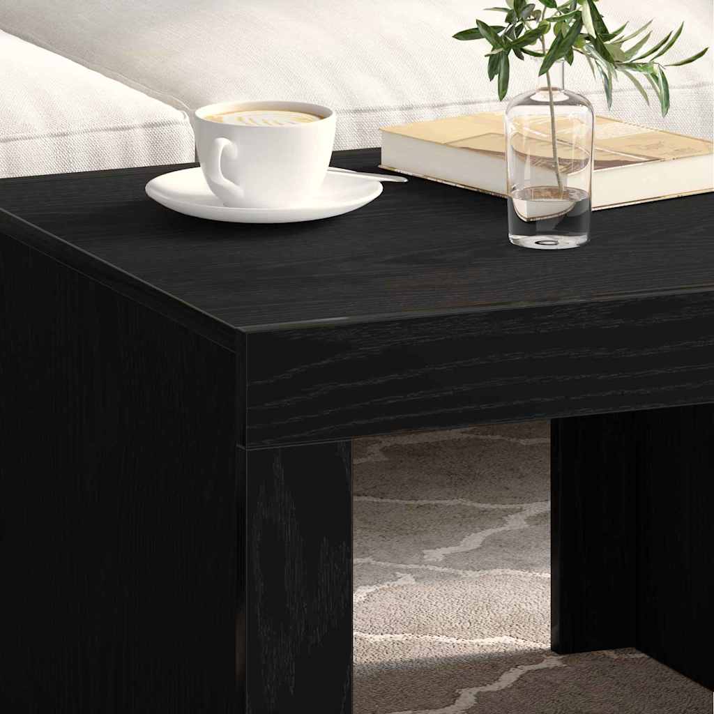 Mesa de centro carvalho preto 50 x 50 x 35 cm