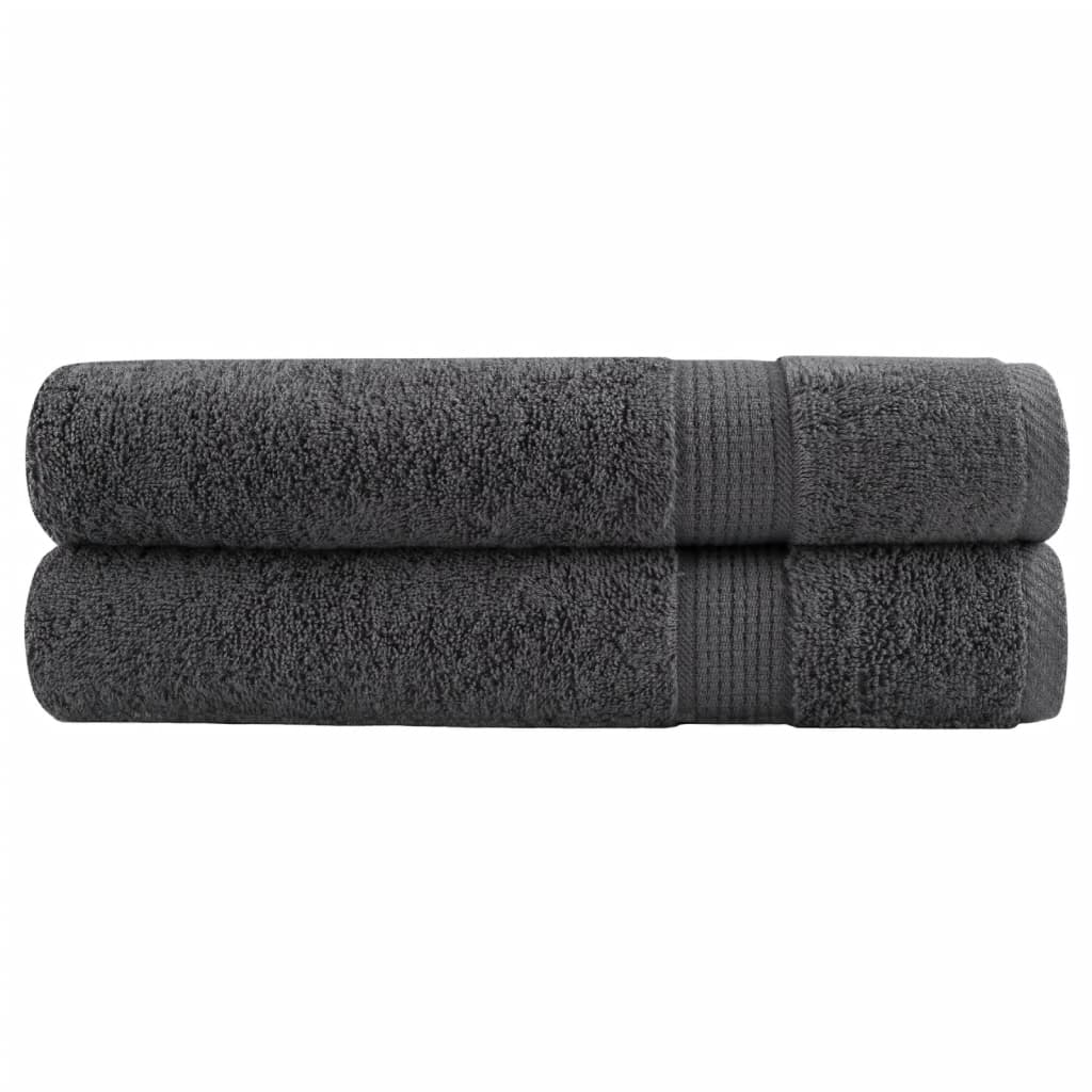 Toalhas de sauna premium solund 2pcs 80x200cm 600gsm antracite
