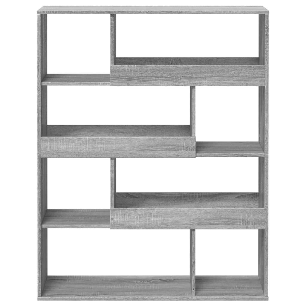 Estante 100x33x125,5 cm derivados de madeira cinzento sonoma