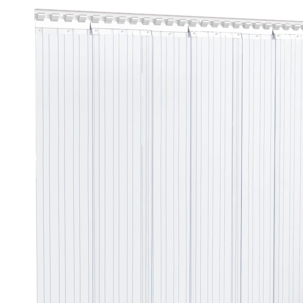 Cortina de porta 200 mm x 1,6 mm 10 m PVC transparente