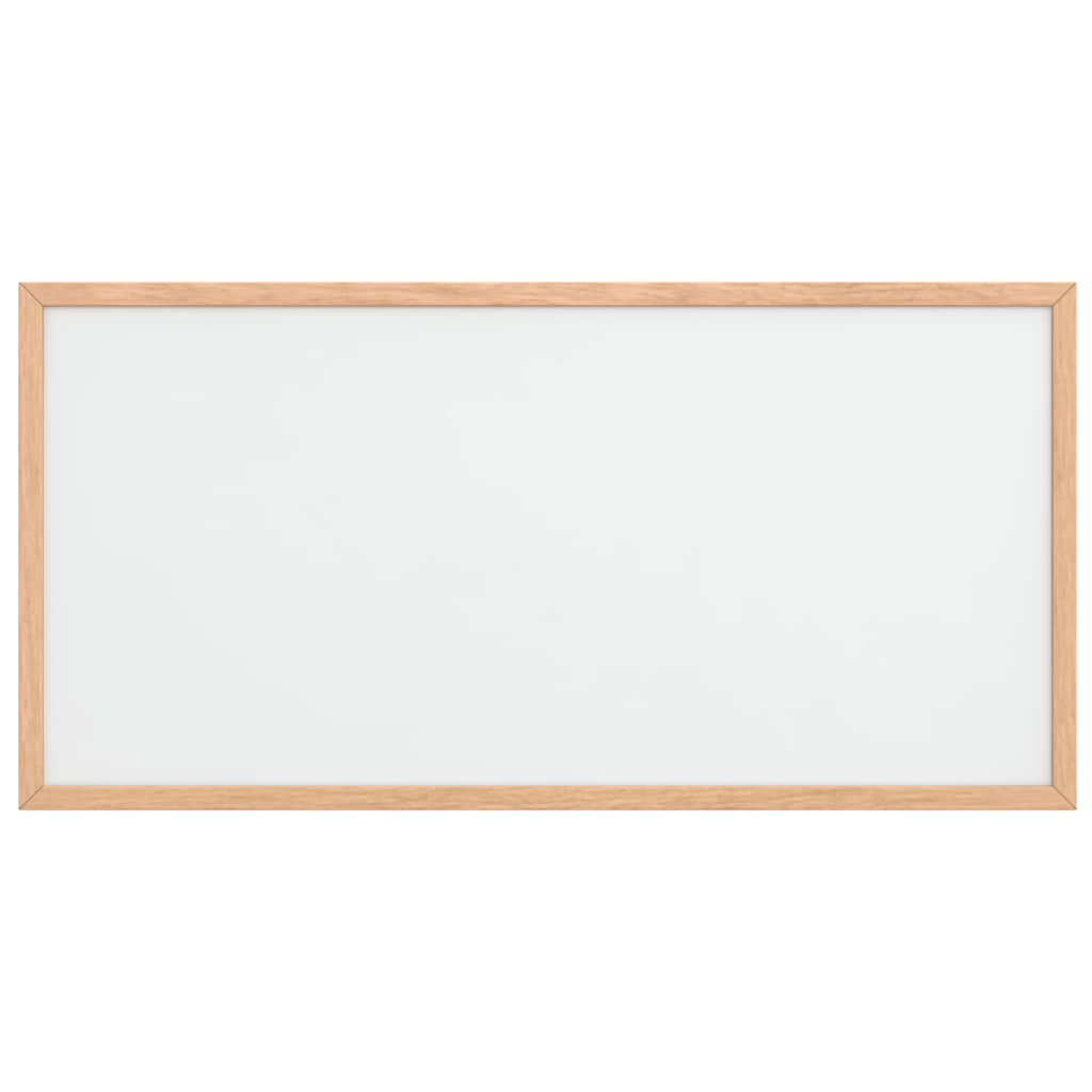 Quadro branco magnético com estrutura em madeira de pinho maciço 60x30 cm