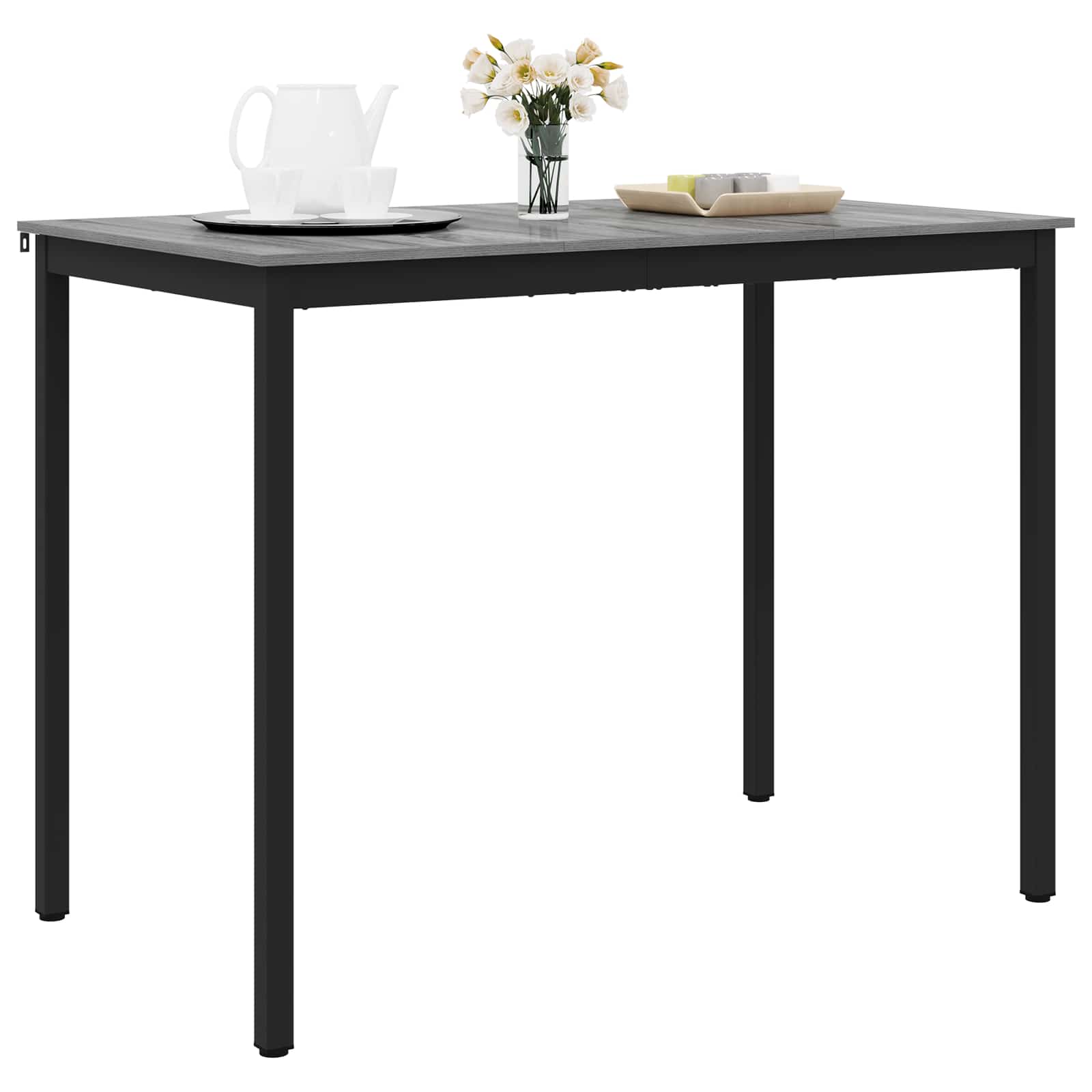 Mesa de bar em pé derivados de madeira retangular