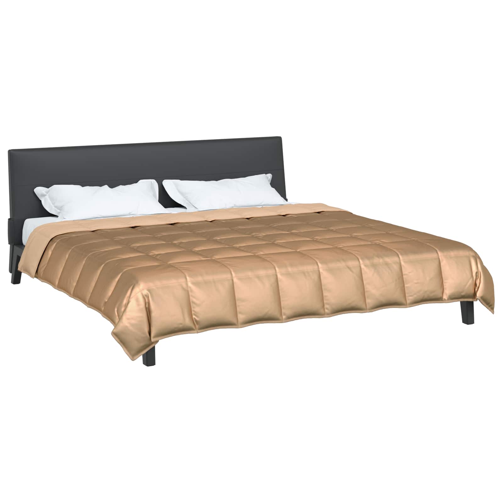 Duvet de ano inteiro 220 x 240 cm 300 gsm ouro