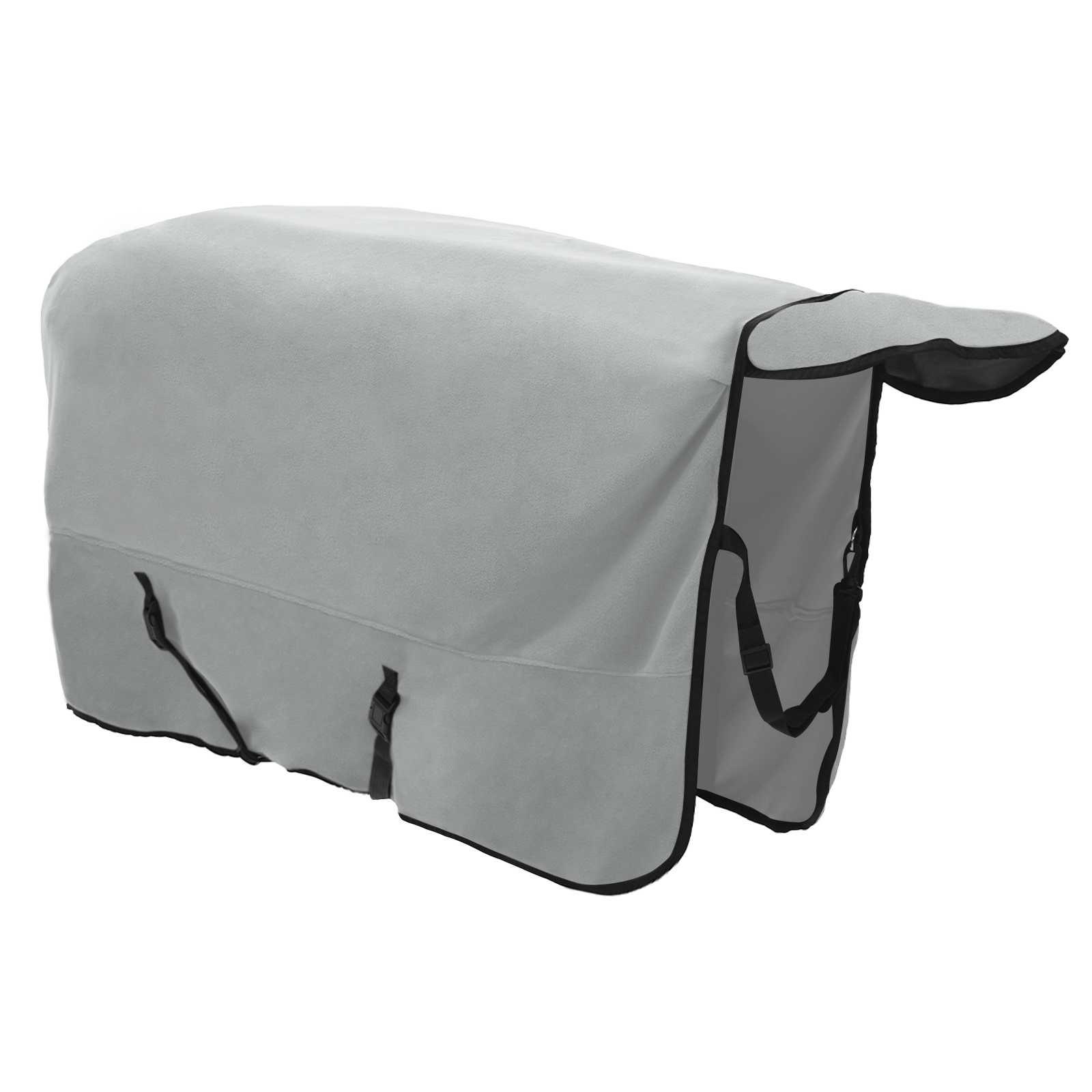 Cobertor de cavalo cinza claro total e rosa 125 cm poliéster