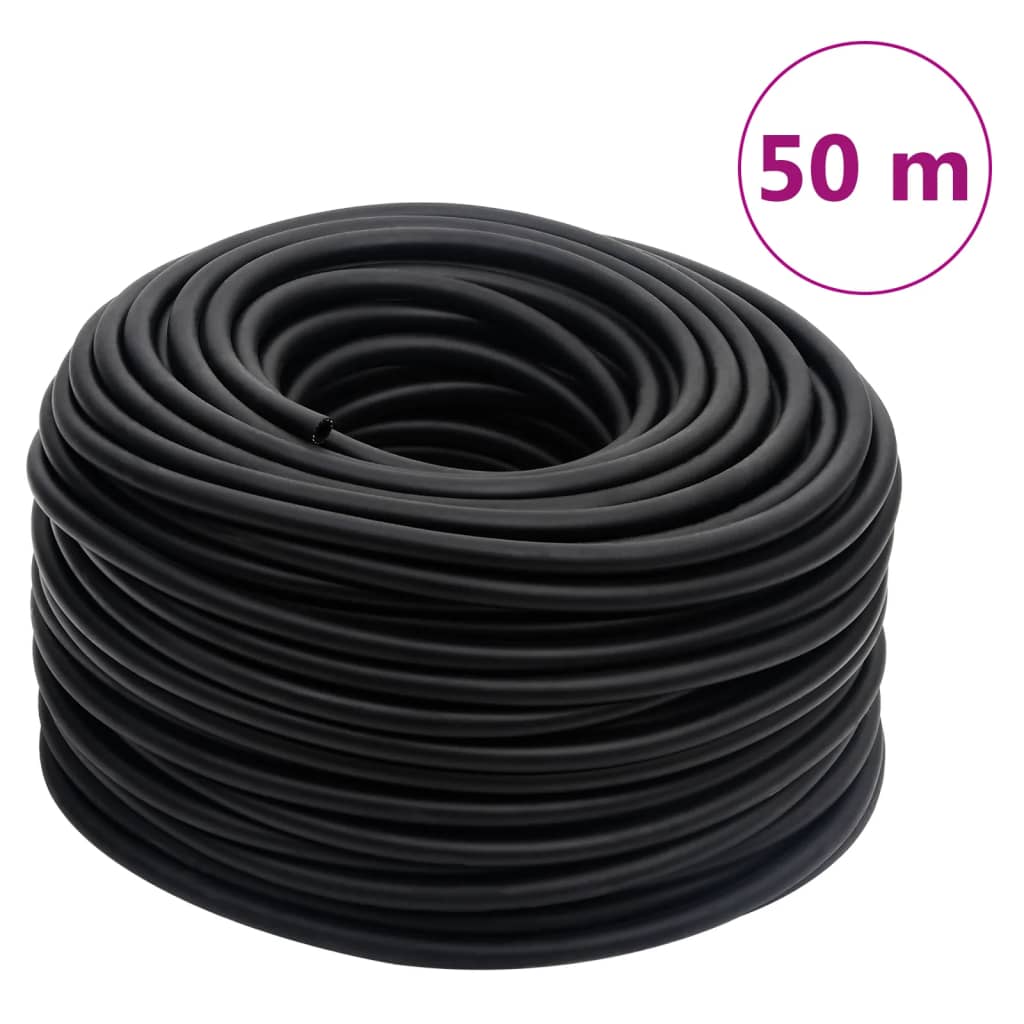 Mangueira de ar híbrida 0,6" 50 m borracha e PVC preto