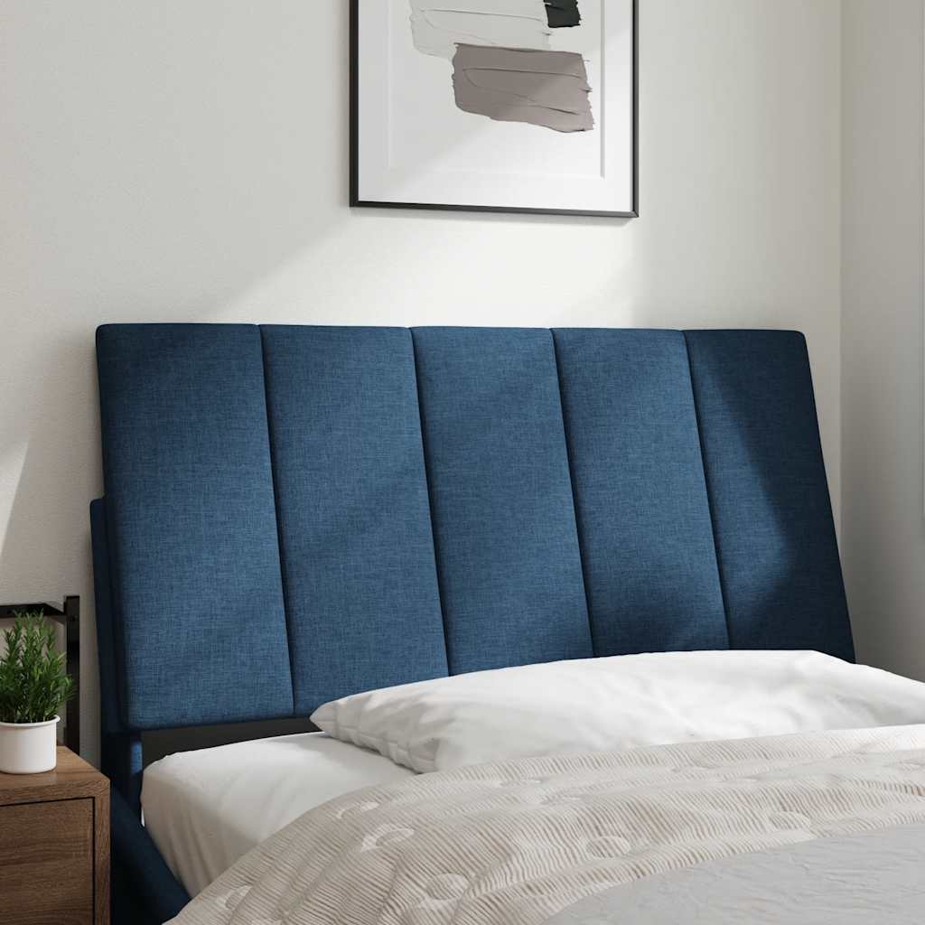 Almofadão de cabeceira hanko 100 cm tecido azul