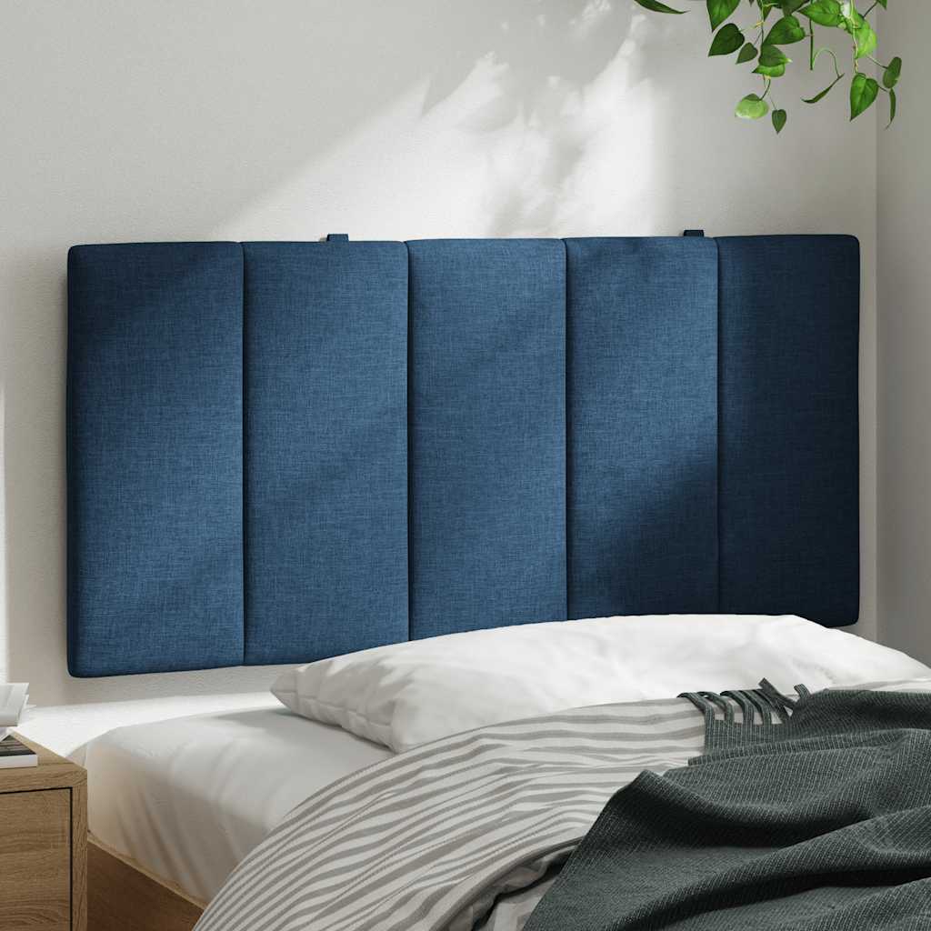 Almofadão de cabeceira hanko 100 cm tecido azul