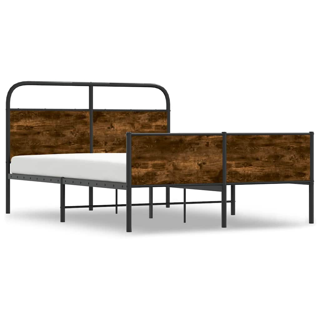 Estrutura cama s/ colchão derivados de madeira carvalho sonoma