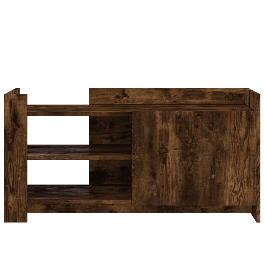 Mesa de centro 100x50x50cm derivados de madeira carvalho fumado