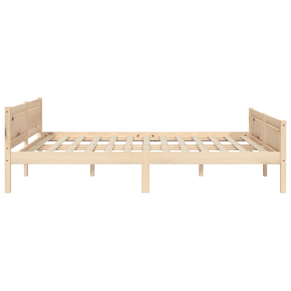 Estrutura de cama 120x200 cm pinho maciço