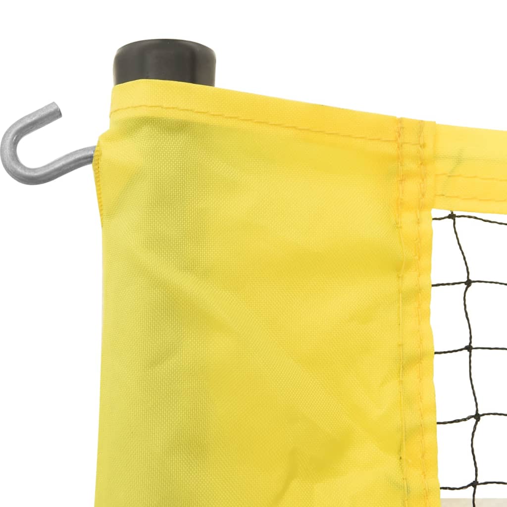 Rede de voleibol 823x244 cm tecido PE amarelo e preto