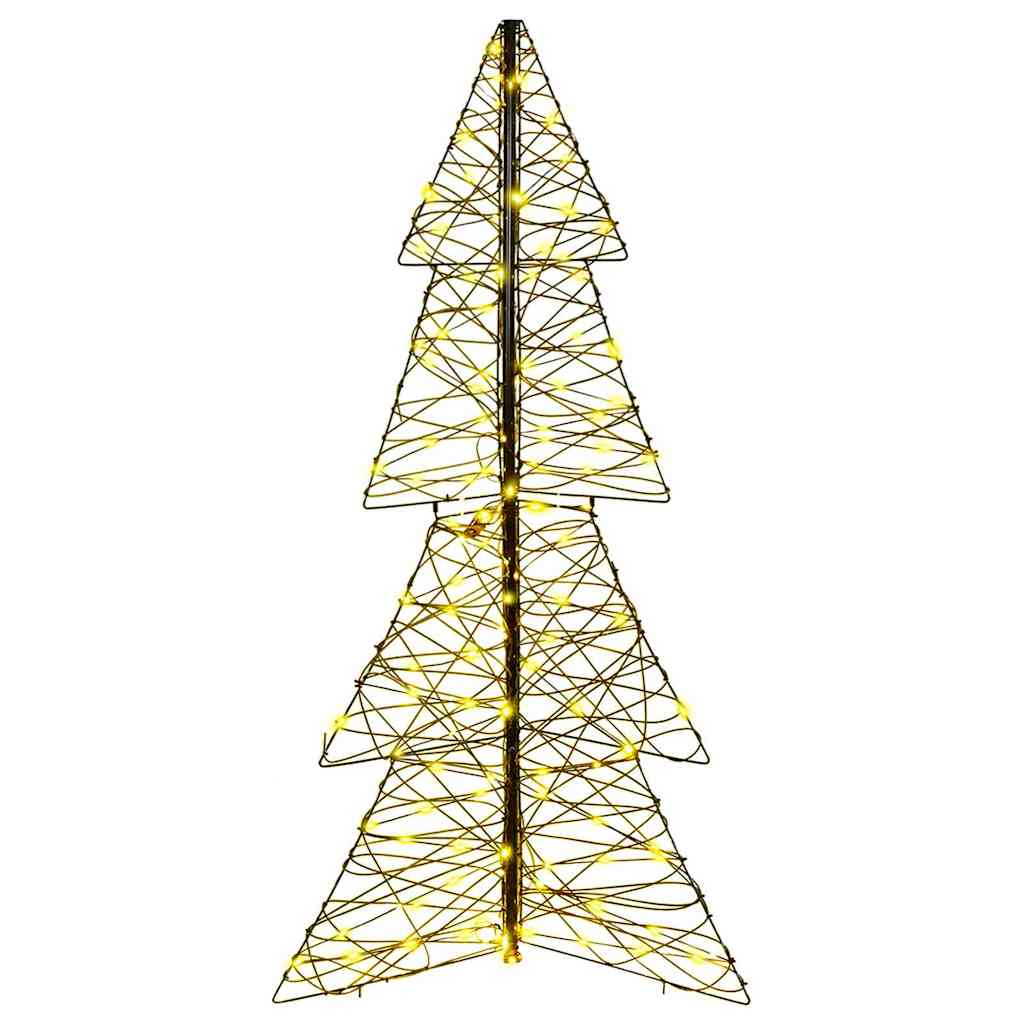 Árvore de natal com 160 leds branco quente 150 cm vime