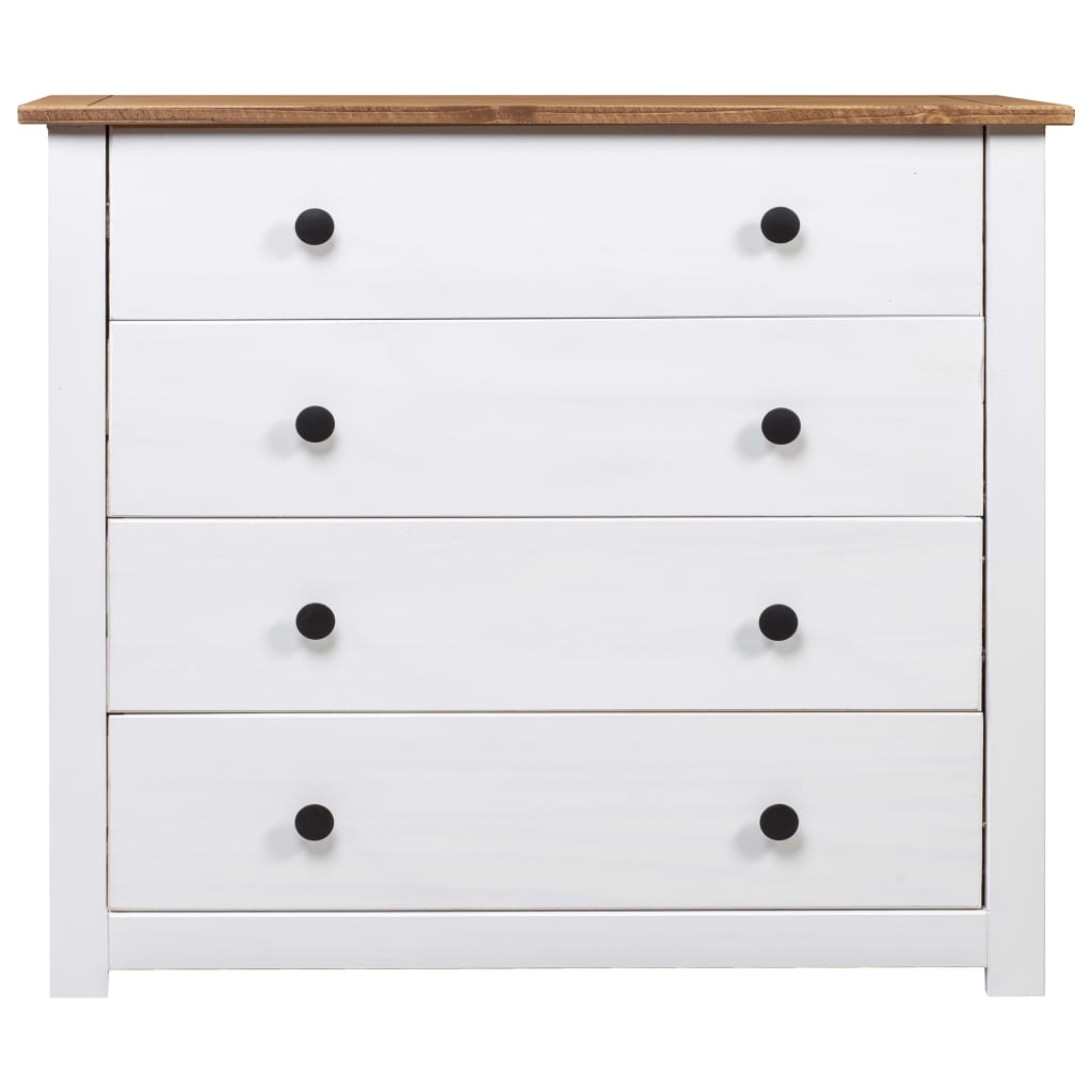 Móvel lateral 80x40x73 cm pinho panama branco