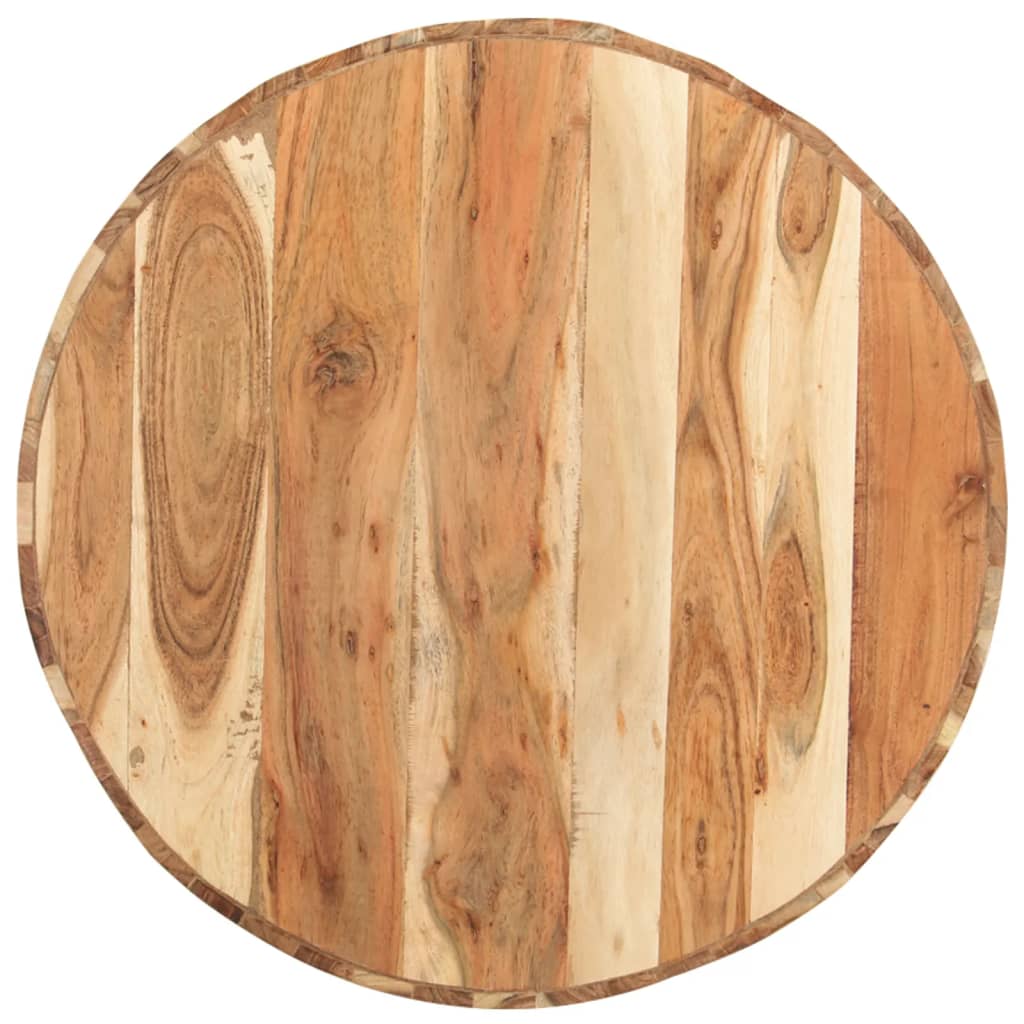 Mesa de centro ø65x31 cm madeira de acácia maciça