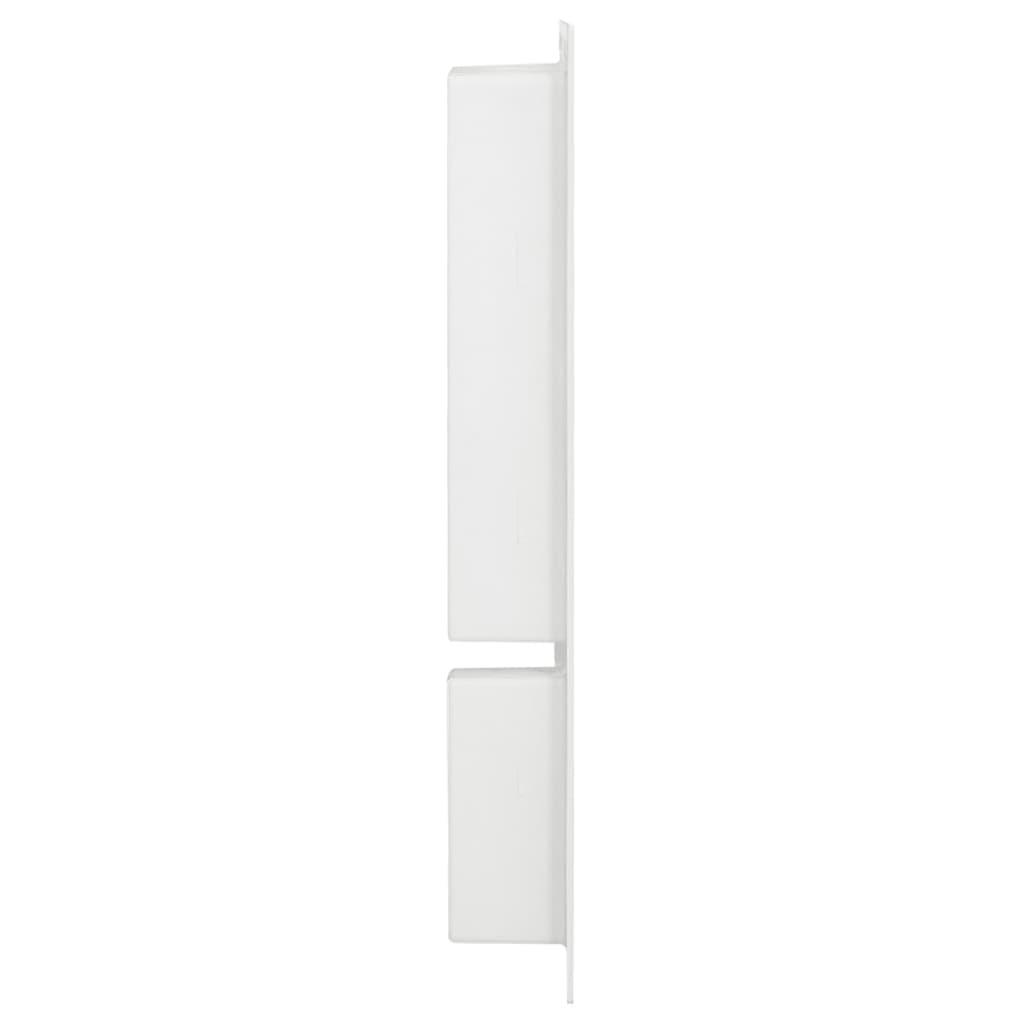Habitáculo chuveiro c/ 2 compartim. 41x69x9 cm branco brilhante