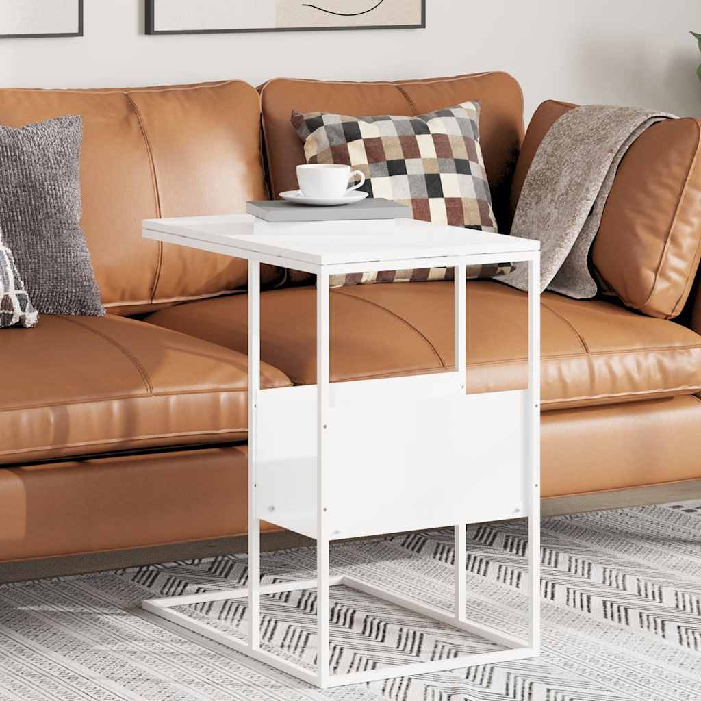 Mesa de apoio 55x36x59,5 cm derivados de madeira branco