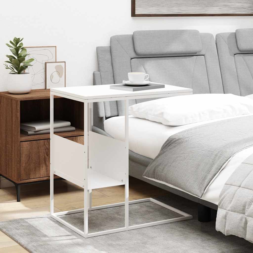 Mesa de apoio 55x36x59,5 cm derivados de madeira branco