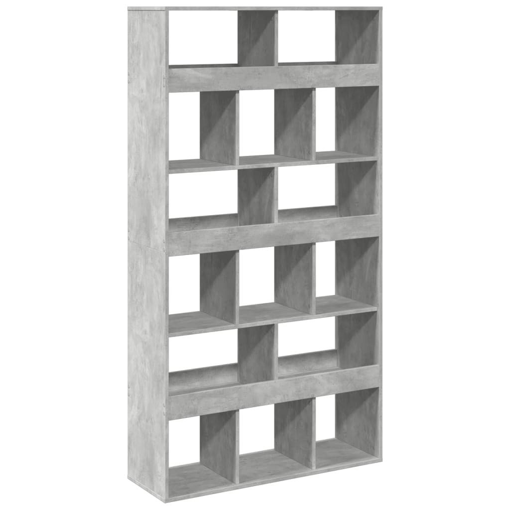 Divisória 100x33x187,5 cm derivados de madeira cinzento cimento