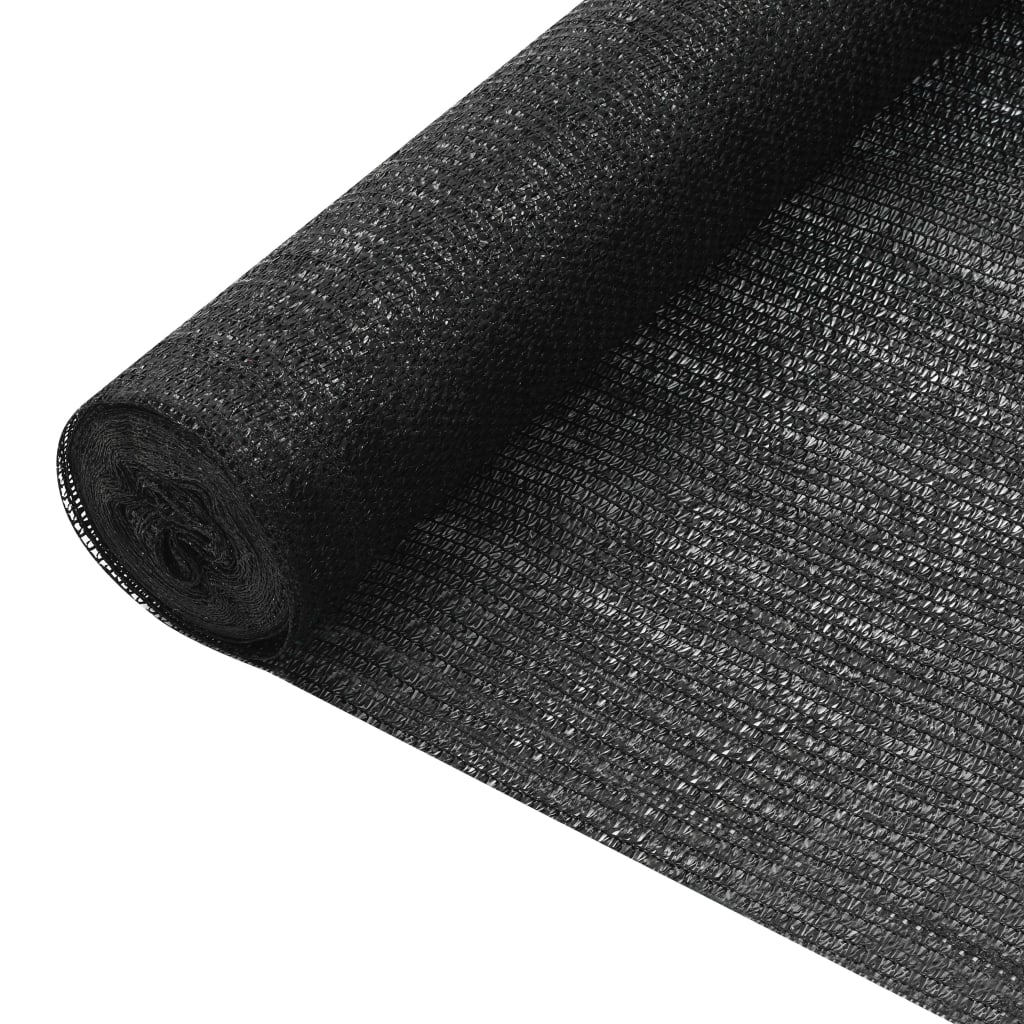Rede de ocultação para privacidade pead 75 g/m² 1,8x50 m preto