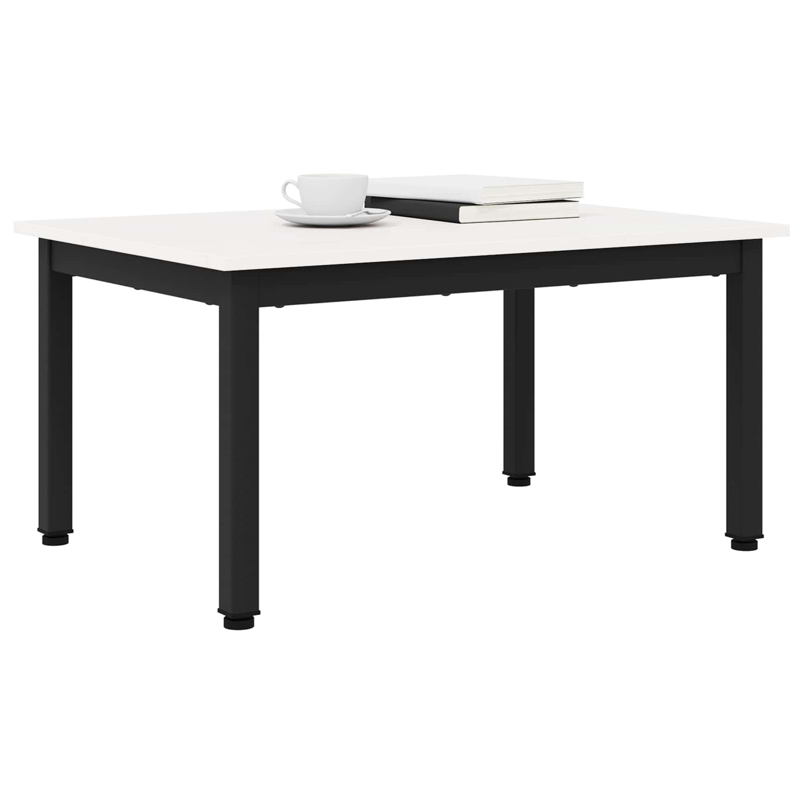 Mesa de centro branco 70 x 50 x 36 cm