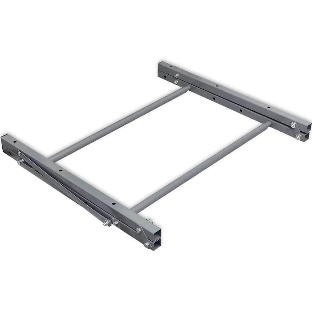 Estante para pneus aço prateado