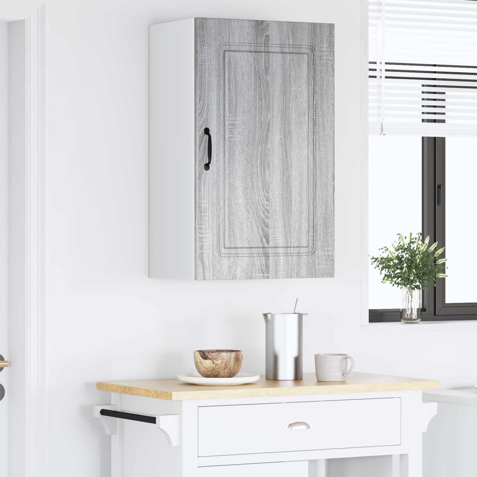 Painel de lava-louça kalmar cinza sonoma 50 x 31 x 80 cm