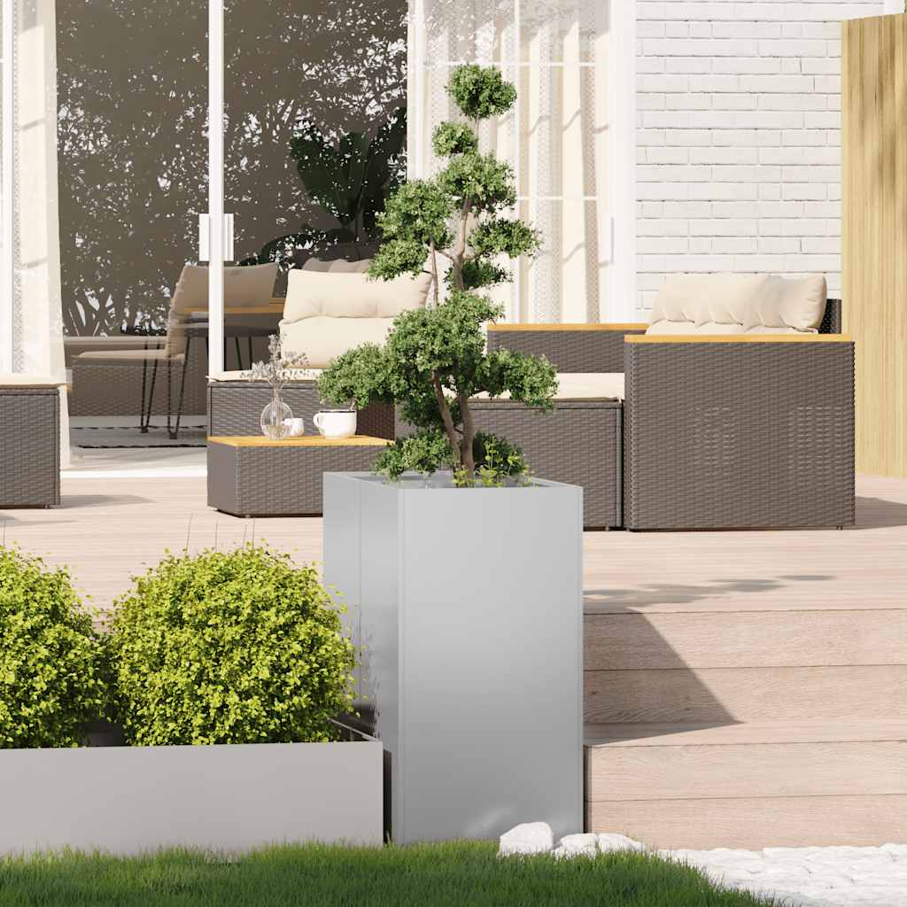 Planter 40x80x80 cm aço galvanizado